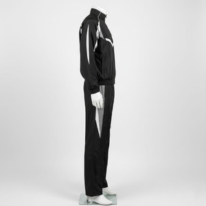 Latest Custom logo Oversized Track Suit Nylon Jogging Set Training Jogging Custom Nylon Windbreaker Sweatsuit Tracksuit Set - Product Image 3