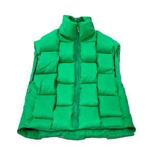 Manteaux d'hiver rembourrés Square Weave Thicken Puffer Jackets Solid Fashion Loose Parkas Harajuku Streetwear Bubble Jackets - Product Image 3