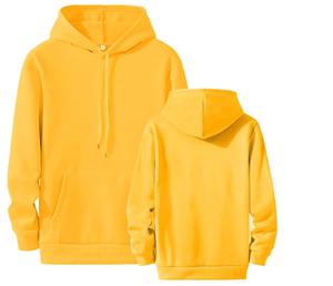 เสื้อฮู้ดสำหรับผู้ชายผ้าโพลีเอสเตอร์ปักลายพัฟสกรีนโลโก้แบบเรียบๆสำหรับ100% - Product Image 3