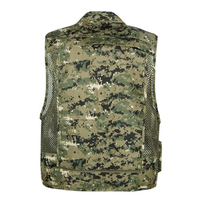 เสื้อกั๊กขนแกะลายพรางต้นไม้จริงน้ำหนักเบาของผู้ชายสำหรับถ่ายภาพเดินป่าตั้งแคมป์ล่าสัตว์ - Product Image 4