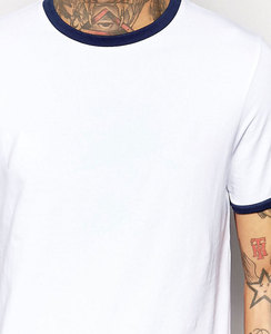 T-shirt de sport unisexe respirant 100% coton, logo personnalisé, OEM, vente en gros - Product Image 3