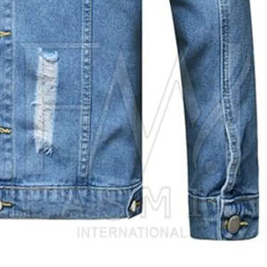 แจ็คเก็ตเดนิมผ้าแคนวาสคลาสสิกทันสมัย ทรงเข้ารูป ขนาดสั่งทำได้ คุณภาพสูง พร้อมปักโลโก้ตามต้องการ เหมาะสำหรับฤดูหนาว สำหรับผู้ชาย จากปากีสถาน - Product Image 6