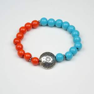 Pulsera de Resina en Colores Rojos, Fabricante, Venta al por Mayor, Precio Económico, Producto Más Vendido para Mujeres y Niñas, Pulsera de Cuentas de Resina - Product Image 3