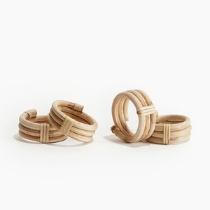 แหวนผ้าเช็ดปากหวายเรียบง่ายราคาไม่แพงแหวนผ้าเช็ดปากหวาย 4 แพ็คจากโรงงานเวียดนาม - Product Image 3