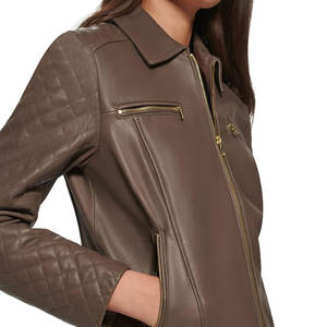 Nouvelle arrivée Veste en cuir pour femme sur mesure Respirante Tricotée Écologique Prix bas - Product Image 6