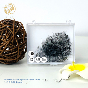 Pestañas Postizas Premium Hechas a Mano ELFA CC para Pelo Sintético de 0.10mm, Volumen Completo, 500 Unidades, Hechas en Vietnam - Product Image 1