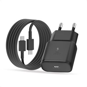 Cable de <span class=keywords><strong>Carga</strong></span> Rápida USB-C de 25W 5V/1A 2M para S25/S24/S23/S22/<span class=keywords><strong>S21</strong></span>/S20 <span class=keywords><strong>FE</strong></span>/S10/A56/A55/A54/A53/A52/A51/A35/A34/A33/A16/A15/A13 - Product Image 1