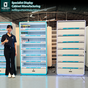 <strong>Metal</strong> Cigarette Gantry with Lockable <strong>Metal</strong> Door for Off-Licence Shop Display - Product Image 6