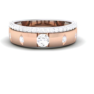 VDSLR469 lujo sólido 14K oro IGI certificado Real diamante solitario anillo tendencia regalo para mujeres y niñas - Product Image 2