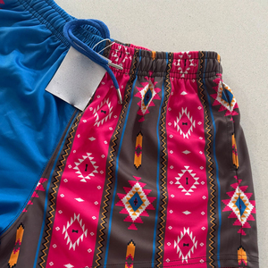 Los últimos pantalones cortos de rugby personalizados con impresión por sublimación OEM Logo Footy Shorts Running Sports Football Wear Unisex Custom Transpirable - Product Image 4