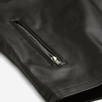 Veste en cuir véritable et toile de haute qualité avec logo personnalisé, coupe-vent, respirante, pour hommes, motards, style café racer, enduite de cire