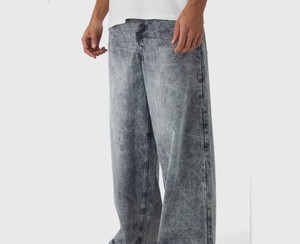 กางเกงยีนส์ขาบานสำหรับผู้ชาย - Product Image 6