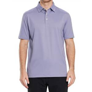 Polo informal de negocios para hombre, camisetas de manga corta en blanco lisas negras, camiseta de Golf deportiva con logotipo bordado con impresión personalizada - Product Image 1
