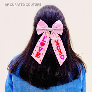 Look apaisant à la mode indien fait à la main perlé arc tendance 2025 nouvelle collection Valentine fabriqué à la main Alligator queue arc - Product Image 5