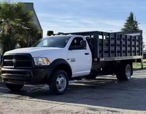 Camión de plataforma plana RAM 4500 usado de 2015, listo para trabajar, con plataforma elevadora Waltcoo y plataforma de 16 pies, LHD/RHD, envío a todo el mundo - Product Image 2