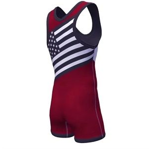 เสื้อกล้ามมวยปล้ำแห้งเย็นของผู้ชายดีไซน์ตามสั่งผลิตในปากีสถาน - Product Image 5