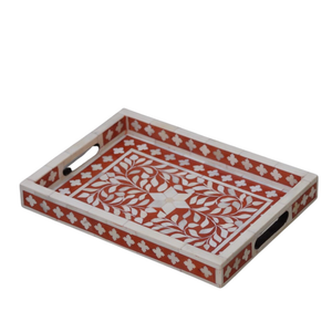 Bandeja para servir con incrustaciones de hueso, bandeja para incrustaciones de hueso al por mayor, producto de gran venta, bandeja para incrustaciones de hueso de Color azul cielo - Product Image 5