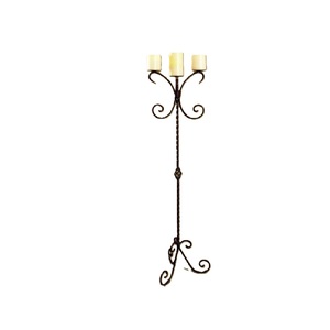 Farol de Hierro con Acabado Pátina, Estilo Simple y Lujoso para Jardín, Decoración del Hogar - Product Image 2