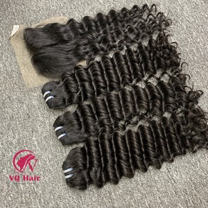 Meilleurs extensions de cheveux humains vierges 100% bruts vente en gros vendeurs de cheveux bruts ondulés naturels vietnamiens cambodgiens - Product Image 1