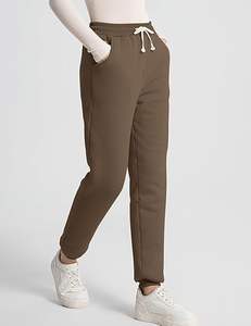 Pantalon de survêtement en molleton d'hiver personnalisé de haute qualité pour femmes pantalon chaud et confortable pour temps froid - Product Image 2