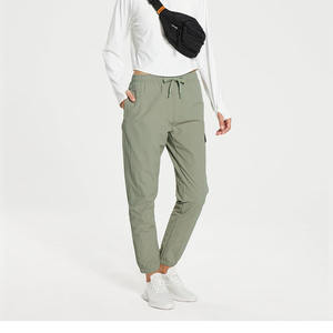 Personalizado OEM fabricante Vintage bolsillos de cintura alta Streetwear Baggy Casual señoras deportes Cargo pantalón para las mujeres Pantalones - Product Image 4