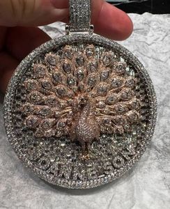 Pendentif Iced Out pour homme, pendentif Moissanite VVS en argent 925, breloque Hip Hop personnalisée, diamant VVS, cadeau pour lui, testeur de passes - Product Image 4