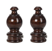 Nuevos Lanzamientos: Terminales de Cortina de Madera (Teca), Accesorios para Cortinas, Decoración del Hogar, Productos para el Hogar Inteligente Disponibles al Precio Más Bajo