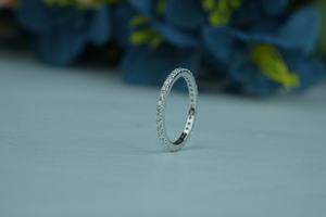 Anillo de moissanita de diamante cultivado en laboratorio de alta calidad corte redondo VS1 claridad IGI SGL certificado Oro rosa oro plata OEM ODM proveedor - Product Image 4