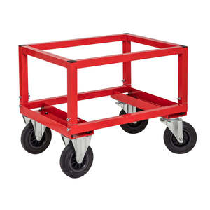 Half <b>Red</b> KM222-H Pallet Trucks New Condition Steel <b>Material</b> - Product Image 1