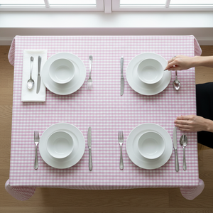 Premium Woven Terry Cotton <b>Tablecloth</b> 140x180cm Soft Durable Eco Friendly Fabric Luxury Perfect Elegant Dining Rustic Wedding - Product Image 2