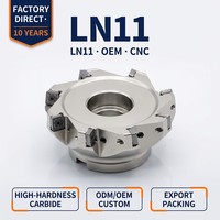 Pour KENNAMETAL M4 OEM disque de fraise en bout pour CNC Centre d'usinage fraiseuse LN11 disques de fraise de visage modèle LNGU110408
