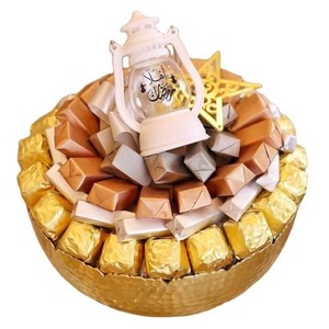 Cuenco de Chocolate de Metal de lujo, cuenco decorativo para servir para fiestas, bodas, banquetes, funciones del hogar y uso de regalos - Product Image 5