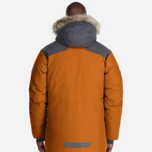 Chaqueta Parka de Invierno con Capucha para Hombre, Personalizada, Impermeable, Gruesa, de Plumón de Pato, Servicio OEM - Product Image 2