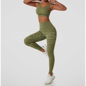 <b>Women's</b> XL Premium Spandex Sport Yoga Pants Cross Waist Style <b>Leggings</b> With Elastic Waist Closure for Gym Yoga New Premium Wear - Product Image 4