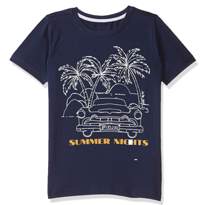 Camiseta de impresión personalizada de alta calidad para niños, camisetas al por mayor de algodón para niños, camiseta lisa en blanco para niños, exportación desde Bangladesh - Product Image 1