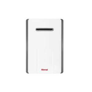 Chauffe-eau sans réservoir Rinnai One 11e au gaz naturel extérieur 24 kW, classe A en termes d'efficacité énergétique, échangeur de chaleur en acier inoxydable - Product Image 1
