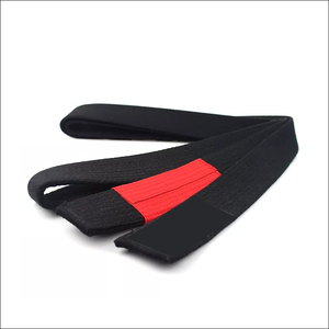 Cinturón de Competición de Karate BJJ con Logotipo de Equipo Personalizado en Varios Colores, Artes Marciales, Talla Grande para Hombre, 100% Algodón, 4 cm de Grosor, Etiqueta Personalizada - Product Image 2