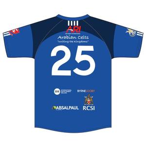 เสื้อฟุตบอล GAA ผ้าโพลีเอสเตอร์100% แข็งดีไซน์แบบระเหิดสำหรับผู้เล่นเกลิคบริการ OEM ด้านหน้า - Product Image 2