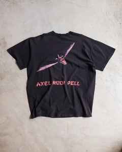 เสื้อยืดแขนปกติทำจากผ้าฝ้าย100% เทอร์รี่โอเวอร์ไซส์สำหรับทุกเพศเสื้อยืดฮิปฮอปสไตล์สตรีทแบบธรรมดาออกแบบโลโก้ได้ตามต้องการ - Product Image 1