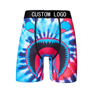 Gran oferta, ropa interior de grafiti por sublimación de pierna larga, calzoncillos bóxer para hombre, calzoncillos de diseño personalizado, pantalones cortos de Fitness para hombre - Product Image 1