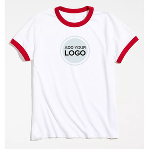 T-shirts de sonnerie pour hommes T-shirts à manches courtes en coton T-shirt classique à col rond Hipster Hip Hop avec logo personnalisé - Product Image 3