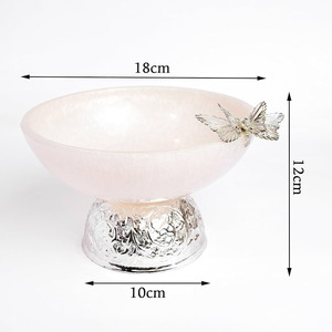 ถ้วยไอศกรีมทำจากเรซิ่นอีพ็อกซี่ผลิตภัณฑ์ขัดเงาแฮนด์เมดฐานเหล็กดีไซน์ใหม่ - Product Image 6