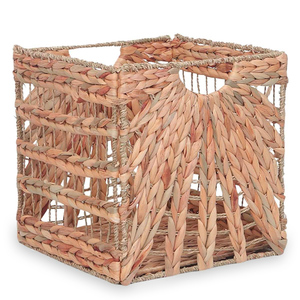 Panier organisateur pour le rangement des tiroirs de la cuisine, paniers en jacinthe d'eau tressés à la main - Product Image 2