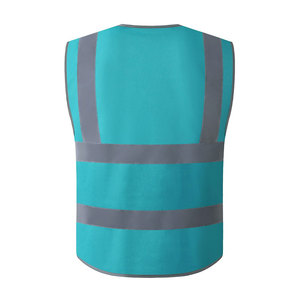 Gilet de sécurité haute visibilité imperméable, vêtements de travail réfléchissants pour les travailleurs de la construction, les travailleurs routiers, utilisation en extérieur, léger, CE - Product Image 4
