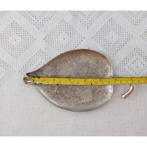 Cenicero de cobre en forma de hoja, barra de Cenicero de cobre martillado artesanal, accesorio para hotel y hogar - Product Image 5