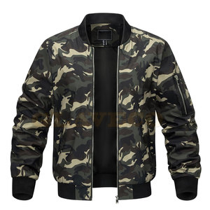 High Quality Adults Bomber <b>Jacket</b> <b>Camo</b> Printing Bomber Winter <b>Jacket</b> Polyester Made Bomber <b>Jacket</b> - Product Image 1