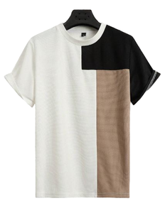 Camiseta de Verano para Hombre en Combinación de Colores de Poliéster - Product Image 1