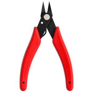 Chisel Nose Pliers White Handle Flat Jaw Precision Jewelry Tool <b>Wire</b> Shaping Bending Tool Professional <b>Craft</b> Hand Tool - Product Image 6