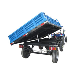 Nuevo Remolque de Volteo de Eje Doble Barato, Montado en Tractor, para Transporte Agrícola con Motor para Transporte en Campo - Product Image 4