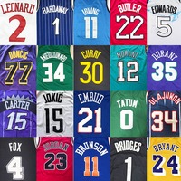 Venta al por Mayor 2025, Camisetas de Baloncesto Americanas Sublimadas Personalizadas, Cosidas en Equipo, Transpirables, de Secado Rápido, 100% Malla de Poliéster